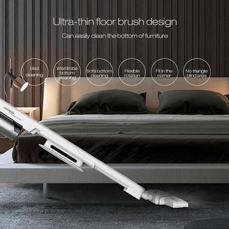 Xiaomi Deerma DX700 2-In-1 Handheld Vacuum Cleaner With Large Capacity Dust Box Low Noise, 0.8 Liters, Triple Filter Vertical Dust Collector