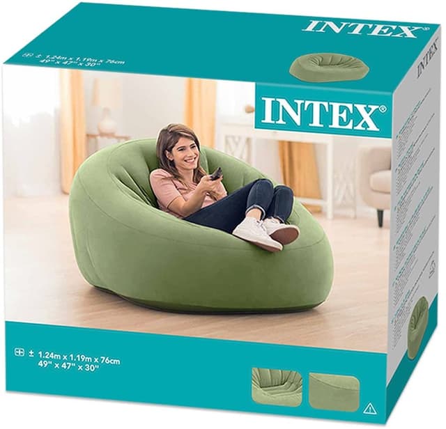 Intex Inflatable Chair Beanless Bag Club