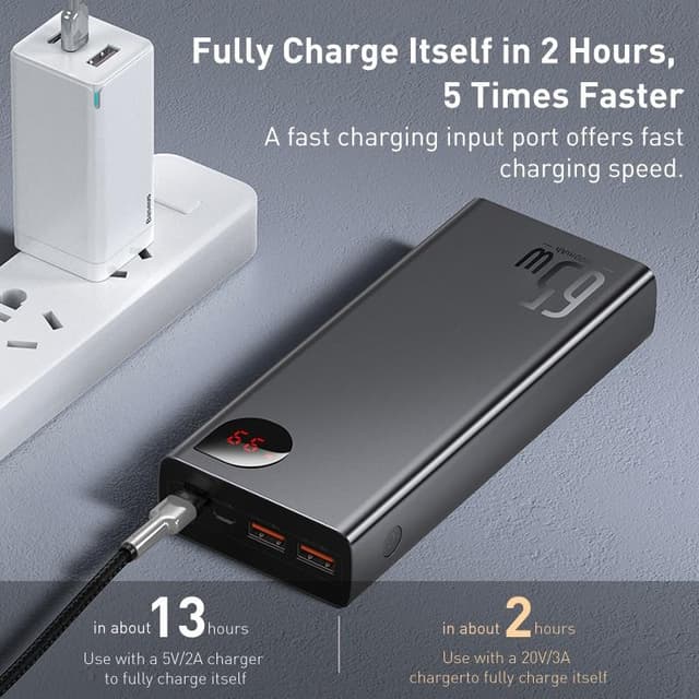 باور بانك Baseus 65W Power Bank 20000mAh