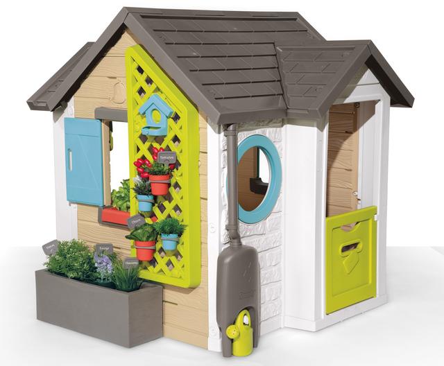 بيت اطفال بلاستيك مع أدوات للحديقة سموبي Smoby Garden Tools With Plastic Garden House - SW1hZ2U6MTA0Mzcx