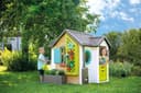 بيت اطفال بلاستيك مع أدوات للحديقة سموبي Smoby Garden Tools With Plastic Garden House
