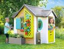 بيت اطفال بلاستيك مع أدوات للحديقة سموبي Smoby Garden Tools With Plastic Garden House