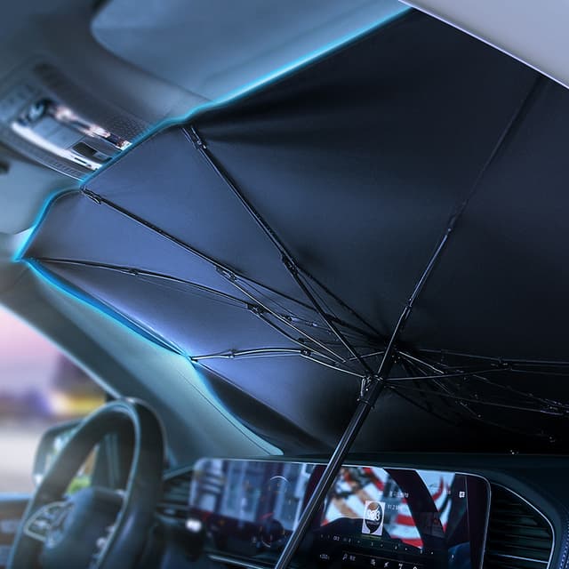 شمسية سيارة مضادة للحرارة القابلة للطي يوسامس Usams Heat Resistant Foldable Car Windshield Sunshade Umbrella