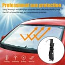 شمسية سيارة مضادة للحرارة القابلة للطي يوسامس Usams Heat Resistant Foldable Car Windshield Sunshade Umbrella