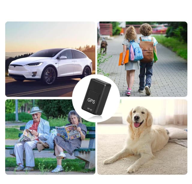 GF-07 Mini GPS Miniature Tracker Locator Positioning Remote Listening Voice Control Callback Recording Anti-lost Device black