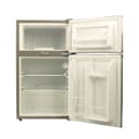 ثلاجة صغيرة بابين بسعة 125 لتر فضية ديفروست جيباس  Geepas Defrost Silver 125L Double Door Refrigerator