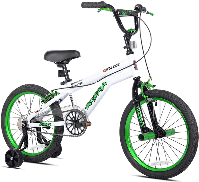 سيكل اطفال ثلاث كفرات 18 انش ستانلس ستيل رازور Razor Steel 18In BIKE Kobra Bmx