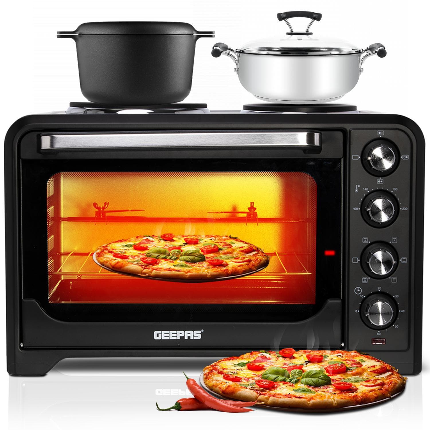 فرن كهربائي بسعة 35 لتر Geepas - Electric Oven