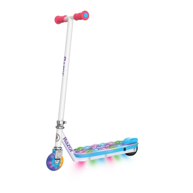 سكوتر بنات 12 كم/ساعة فولاذي مع مصابيح ملونة رازور Razor Colorful lamps Steel12KM/h Girls Scooter