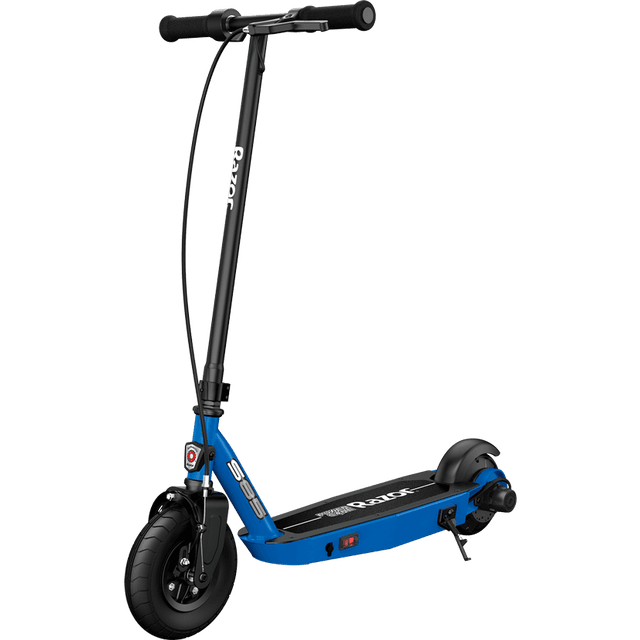 سكوتر اطفال كهربائي 16 كم/ساعة أسود وأزرق رازور Razor Blue And Black 16km/h EScooter Powertec