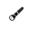 Geepas Rechargeable LED Flashlight 287mm- Hyper Bright White with 4-5 Hours Working & 2500mAh Battery - Ideal for Patrolling, Trekking, Emergency Power Cut