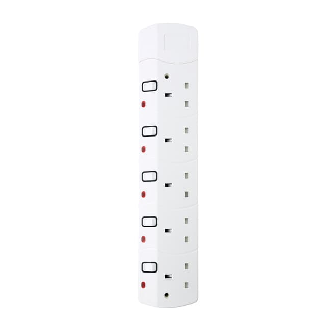 Geepas 5 Way 5 Meter Sockets Extension Board - 120566