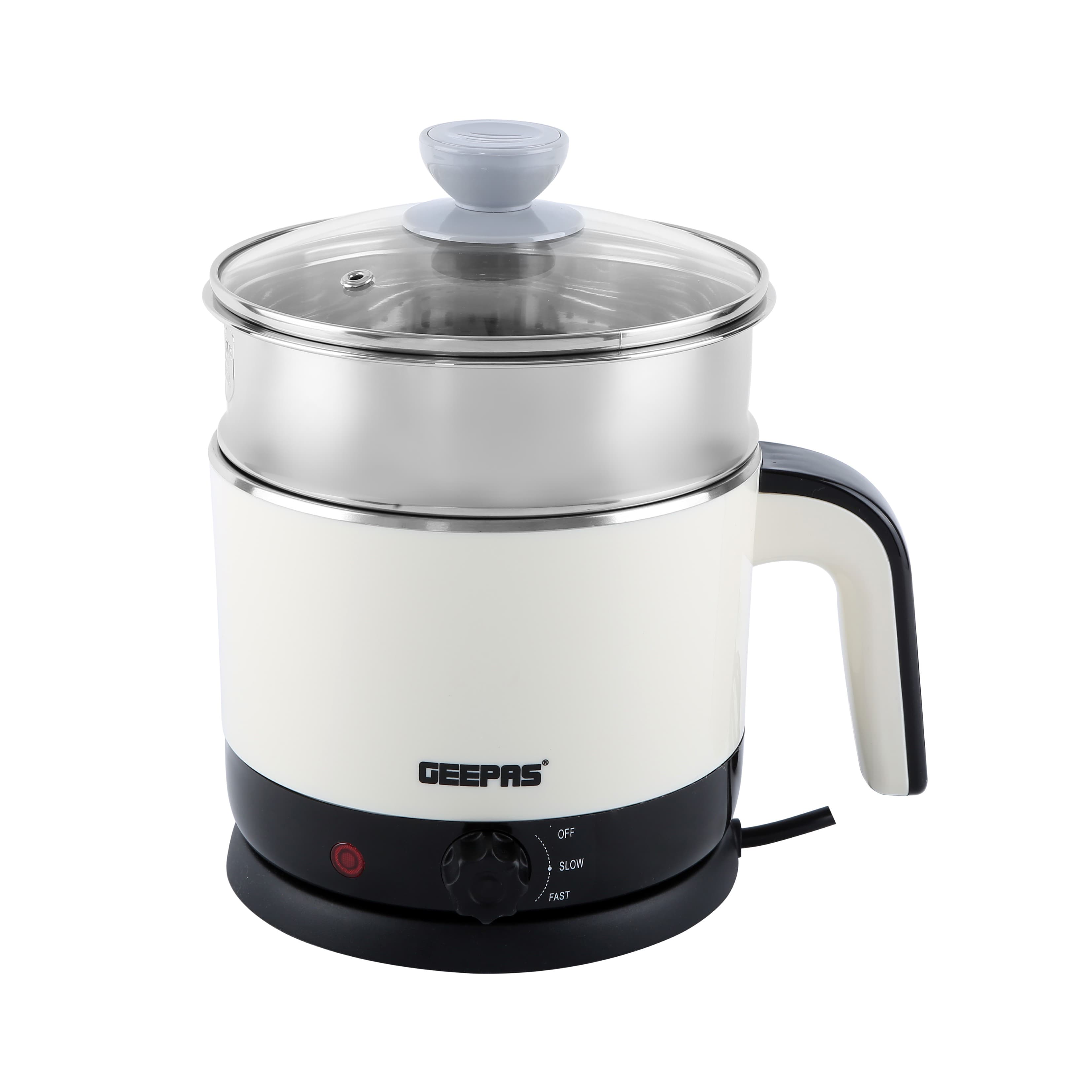 Geepas 360-Degree Rotation Double Layer Multi-function Kettle GK38026