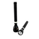 Geepas GFL4637 2Pcs Rechargeable LED Flashlight 3W - Portable Design with Glow Rubber -3 Hours Working - Ideal for Camping, Trekking & Power Cut Offs