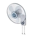 Geepas GF9483 16-Inch Wall Fan - 3 Speed Settings with 2 Pull String Cords - 5 Leaf Blades - Perfect for Home, Work Room or Office Use - 2 Year Warranty