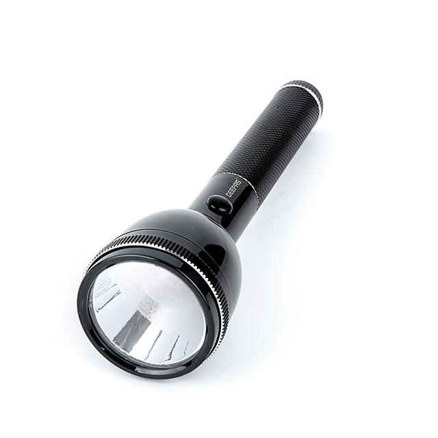 Geepas Lightweight Rechargeable LED Flashlight - Bright White LED Torch Portable Torch High Beam LED Flashlight Tactical Pocket Flashlight for Camping Bicycle Hiking and Emergency Use - 1 Year Warranty - SW1hZ2U6MTM4MDI4