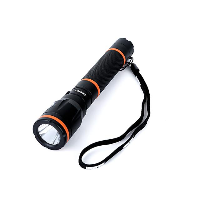 Geepas GFL4659 Rechargeable LED Flashlight - Portable Waterproof Hyper Bright 3W CREE LED Torch Light - 1.5 Hours Working with 1000M Distance Range - SW1hZ2U6MTM4MDQ1