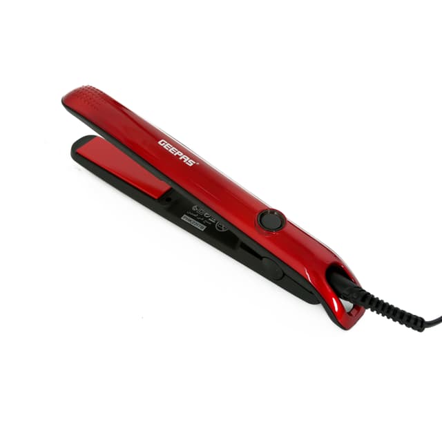 Geepas Ceramic Hair Straightener - 35 W - 210C Maximum Temperature - 255849