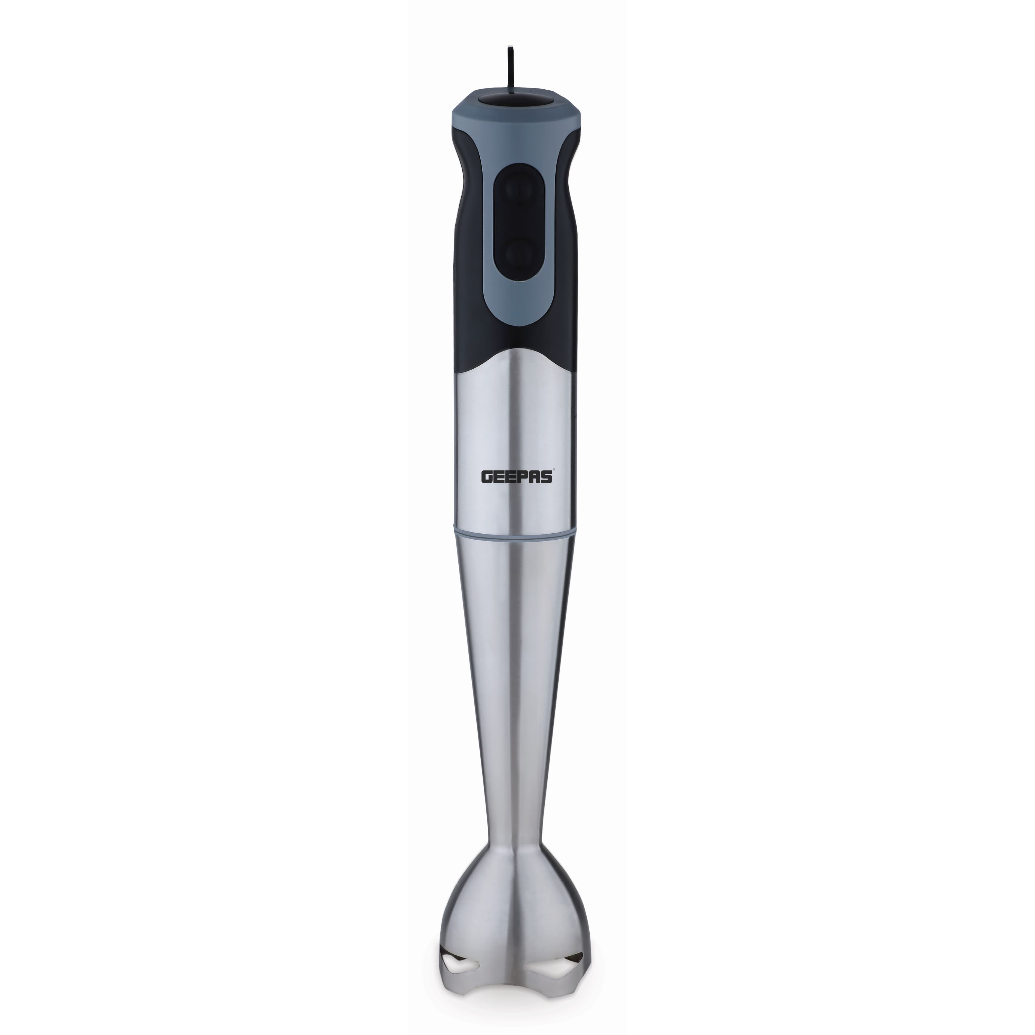 Geepas 700W Stainless Steel Hand Blender - 2 Speed Powerful Motor with Stainless Steel Blade & Removable Stick - Ideal for Smoothies, Shakes, Baby Food, & Fruits