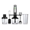 هاند بلندر مع مطحنة قهوة ستانلس ستيل 8 سرعات 600 واط جيباس Geepas 600W 8 Variable Speeds Stainless Steel With Coffee Grinder Hand Blender - SW1hZ2U6MTM5MDAz