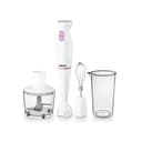 Geepas 200w Hand Blender Set 2-Speed, Detacheable Stick Blender & Wisk Stainless Steel Blades Ideal For Smothies, Shakes, Purees & More