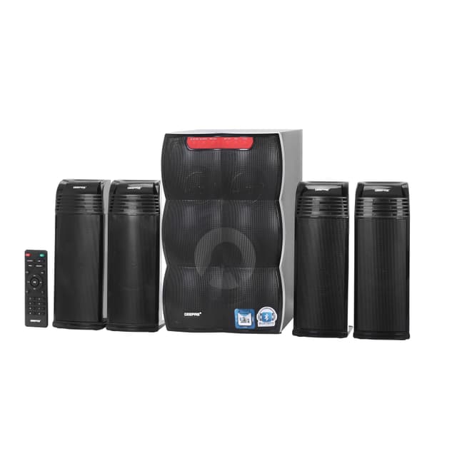 Geepas GMS1054.1 Immersive Sound, 30000 Watts PMPO, Booming Bass, 3.5mm Audio, USB, Bluetooth & Multiple-Devise, Multiple Devise Inputs (Pc, Ps4, Xbox, Tv, Smartphone, Tablet, Music Player) - 256731