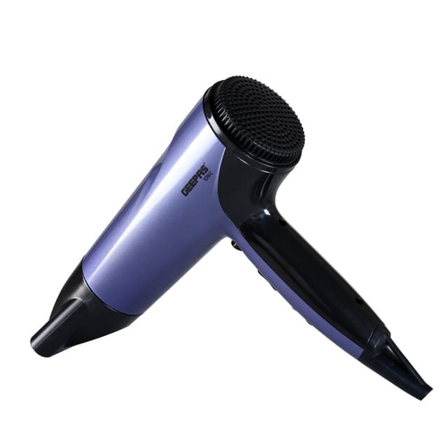 Geepas GHD86017 Compact Hair Dryer 1800W - Portable Ionic Fast Drying Blower with 3 Heat & 2 Speed Settings, Cool Shot - Removable Filter - Quickly Dry & Style Hair