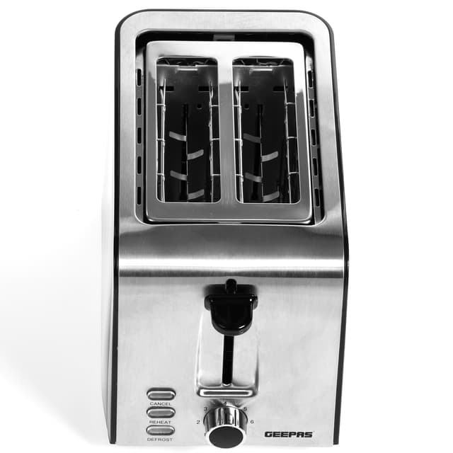 توستر للخبز Geepas 850W 2-Slice Bread Toaster with Crumb Tray