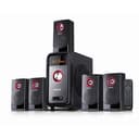 Geepas GMS8526 5.1 Immersive Sound - 40000 PMPO, Booming Bass, USB, Bluetooth & Multiple Device-Ideal for Pc, Ps4, Xbox, Tv, Smartphone, Tablet