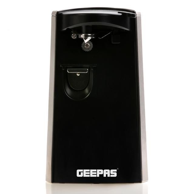 فتاحة علب كهربائية بقوة 60 واط Geepas - Can Opener