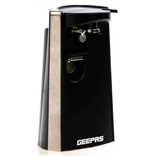 فتاحة علب كهربائية بقوة 60 واط Geepas - Can Opener