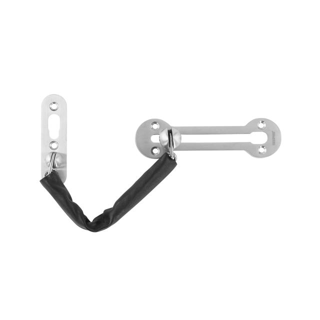 قفل باب سلسال  Geepas GHW65052 Door Chain – Stainless Steel Latch Gate - SW1hZ2U6MTM5ODYx