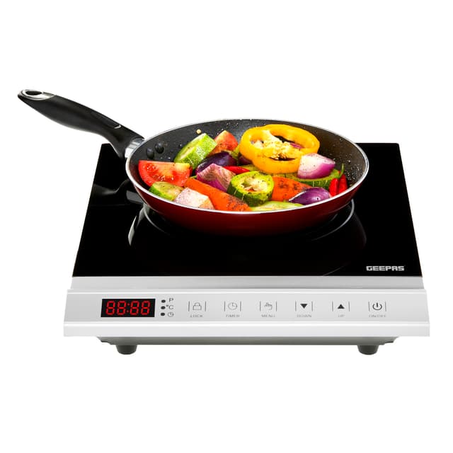 Geepas GIC33011UK 2000W Programmable Induction Cooker for Fast and