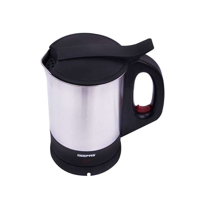 غلاية ماء كهربائية Geepas 2200W 1.8L Electric Kettle - Portable Fast Boil  for General Use, Concealed Stainless Steel Body