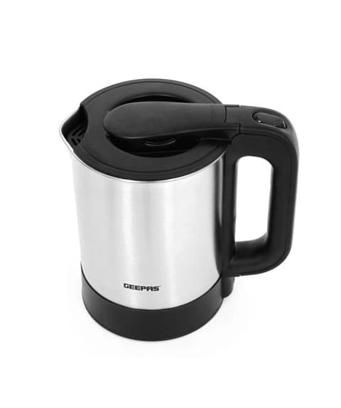 Geepas 1.7L Electric Kettle 2200W - Portable Lightweight with Comfortable Handle - Automatic Cut Off - Stainless Steel Body - Boil Water, Milk, Tea & Coffee- 2 Year Warranty