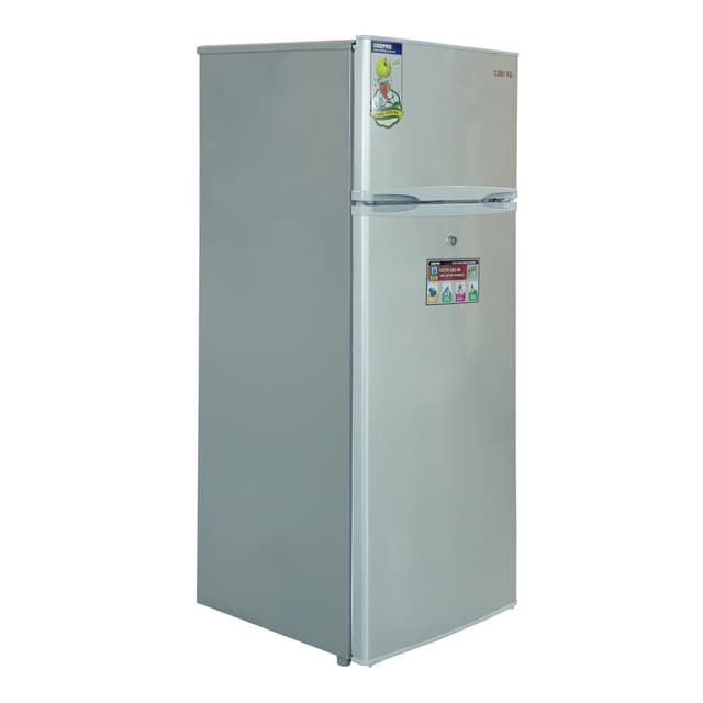 ثلاجة بابين جيباس 240 لتر Geepas Double Door Refrigerator - 256842