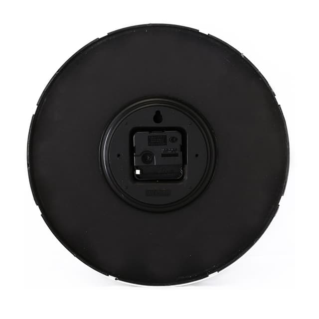 ساعة حائط دائرية جيباس بدون صوت أبيض وفضي Geepas Wall Clock Silent Non Ticking