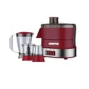 Geepas GSB9990 4-in-1 Food Processor - Electric Blender Juicer, 2-Speed with Pulse Function & Safety Interlock -Juicer, Blender & Coffee Mill Included