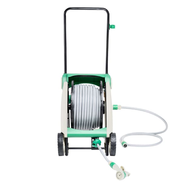 بكرة خرطوم ماء 40 متر مع رشاش GeepasWater Hose Reel - 124651