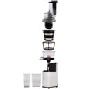 Geepas GSJ44019UK 200W Masticating Slow Juicer Machine - Cold Press Juicer, 80 MM Big Wide Mouth, Creates Fresh Healthy, High Nutrient Vegetable & Fruit Juice - Quiet Motor & Reverse Function