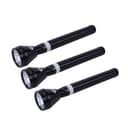 Geepas GFL51026 3 IN 1 Rechargeable Led Flashlight 265MM - 2000 Meters Range, Portable Torch with 3 Hours Continuous Working-Ideal for Camping & More