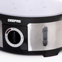 Geepas GFS63025UK Food Steamer 12L Capacity - 3 Tiers - 75 Minutes Timer - Stainless Steel Housing - Makes Healthy Food, Meat, Fish & Steam - 2 Year Warranty