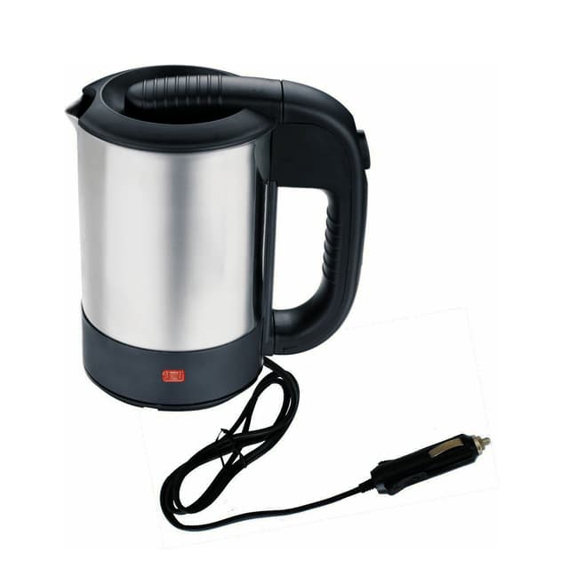 غلاية كهربائية صغيرة للسيارة 500 مل مع مخرج شحن للسيارة جيباس Geepas 12V Car Kettle Stainless