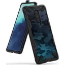 Ringke Case for OnePlus 7T Pro Hard Back Cover Fusion-X Design Ergonomic Transparent Shock Absorption TPU Bumper Phone Case Cover (Compatible with OnePlus 7T Pro) - Camo Black - Black