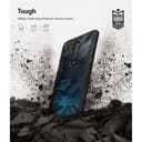 Ringke Case for OnePlus 7T Pro Hard Back Cover Fusion-X Design Ergonomic Transparent Shock Absorption TPU Bumper Phone Case Cover (Compatible with OnePlus 7T Pro) - Camo Black - Black