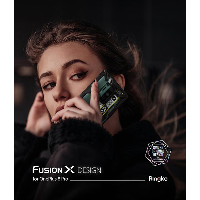 كفر حماية للموبايل Ringke Cover for OnePlus 8 Pro - Multicolor - SW1hZ2U6MTI3MTIz