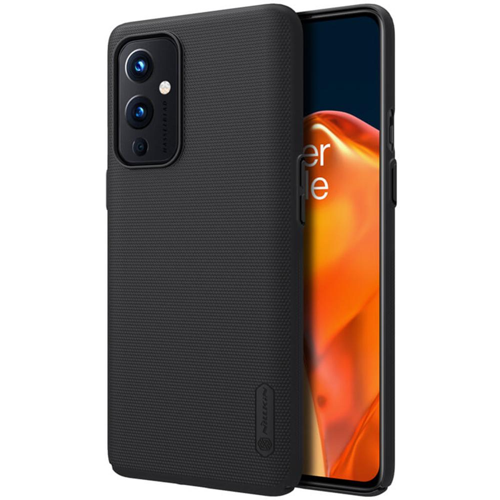 Nillkin Cover Compatible with OnePlus 9 Case Super Frosted Shield Hard Phone Cover [ Slim Fit ] [ Designed Case for Oneplus 9 UK Version ] - Black - Black