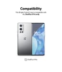 Ringke Case Compatible with OnePlus 9 Pro Hard Fusion-X Ergonomic Transparent Shock Absorption TPU Bumper [ Designed Case for OnePlus 9 Pro ] - Black - Black