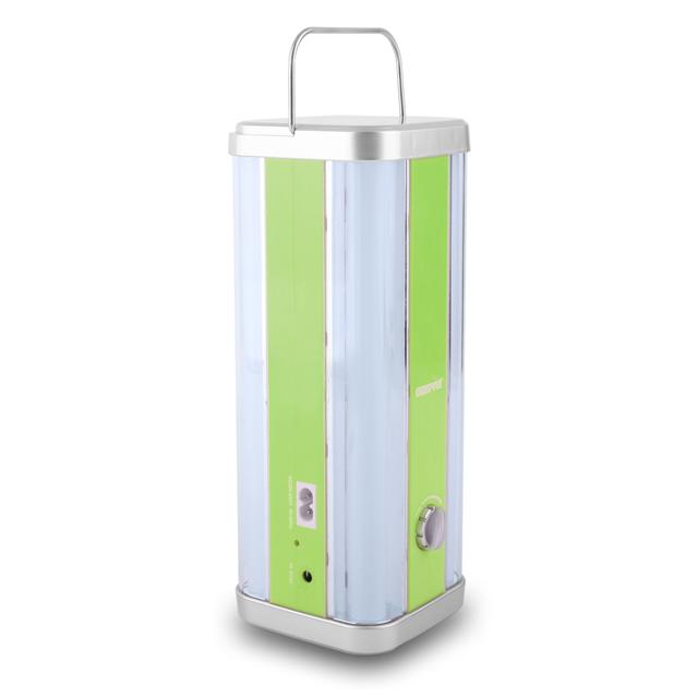 Geepas GE5595 Multi-functional LED Lantern 4000mAh - Portable Lightweight- Solar Input with Dimmer Function - 4 Hours Working - Ideal to Charge Personal Devices - - SW1hZ2U6MTQ4MzI1