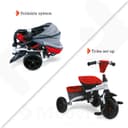 عربة أطفال متعددة الوظائف MONDO ON&GO TRIKE EXPLORE RED